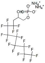 diammonium 4,4,5,5,6,6,7,7,8,8,9,9,10,10,11,11,11-heptadecafluoro-2-hydroxyundecyl phosphate
