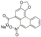 sodium 6-nitrophenanthro[3,4-d]-1,3-dioxole-5-carboxylate
