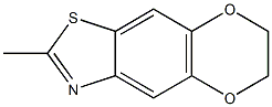 p-Dioxino[2,3-f]benzothiazole, 6,7-dihydro-2-methyl- (7CI)