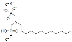 tripotassium hydrogen [(dodecylimino)bis(methylene)]bisphosphonate
