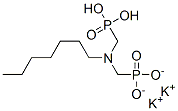 dipotassium dihydrogen [(heptylimino)bis(methylene)]bisphosphonate