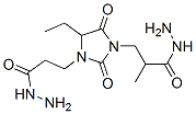 4-ethyl-.alpha1-methyl-2,5-dioxoimidazolidine-1,3-di(propionohydrazide)