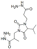 4-isopropyl-.alpha1-methyl-2,5-dioxoimidazolidine-1,3-di(propionohydrazide)