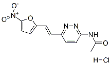 N-[6-[2-(5-nitro-2-furyl)vinyl]pyridazin-3-yl]acetamide monohydrochloride