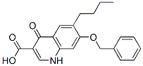 6-butyl-1,4-dihydro-4-oxo-7-(phenylmethoxy)quinoline-3-carboxylic acid