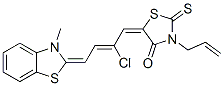 3-allyl-5-[2-chloro-4-(3-methylbenzothiazol-2(3H)-ylidene)but-2-enylidene]-2-thioxothiazolidin-4-one