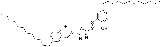 2,2'-[1,3,4-thiadiazole-2,5-diylbis(dithio)]bis[4-dodecylphenol]