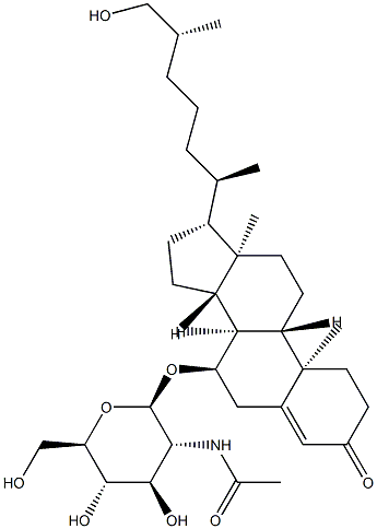 (25R)-7α-[[2-(Acetylamino)-2-deoxy-β-D-glucopyranosyl]oxy]-26-hydroxycholest-4-en-3-one