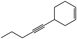 Cyclohexene, 4-(1-pentynyl)- (9CI)