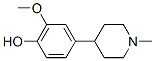 Hexahydropyridine, 1-methyl-4-(4-hydroxy-5-methoxyphenyl)-