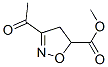 5-Isoxazolecarboxylic acid, 3-acetyl-4,5-dihydro-, methyl ester (9CI)