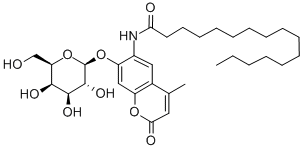 N-[7-(BETA-D-吡喃半乳糖基氧基)-4-甲基-2-氧代-2H-1-苯并吡喃-6-基]十六烷酰胺