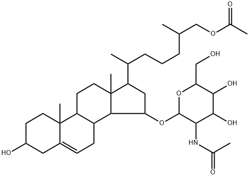 (25R)-15α-[2-(Acetylamino)-2-deoxy-β-D-glucopyranosyloxy]-26-acetoxycholest-5-en-3β-ol