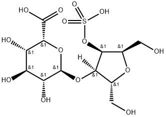 O-(alpha-idopyranosyluronic acid)-(1-3)-2,5-anhydroalditol-4-sulfate