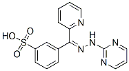 3-[2-Pyridinyl[2-(2-pyrimidinyl)hydrazono]methyl]benzenesulfonic acid