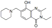 4(3H)-Quinazolinone,  3-ethyl-8-hydroxy-2-methyl-7-(piperidinomethyl)-  (7CI)