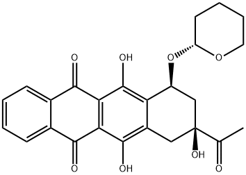 (7S)-9-Acetyl-7β-[[(R)-tetrahydro-2H-pyran-2-yl]oxy]-7,8,9,10-tetrahydro-6,9β,11-trihydroxynaphthacene-5,12-dione