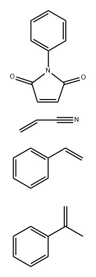 2-丙烯腈与乙烯基苯、(1-甲基乙烯基)苯和1-苯基-1H-吡咯-2,5-二酮的聚合物(9CL)