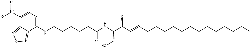 N-[6-[(7-NITRO-2-1,3-BENZOXADIAZOL-4-YL)AMINO]HEXANOYL]-D-ERYTHRO-SPHINGOSINE;C6-NBD CERAMIDE