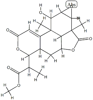 1a,1b,3a,4a,5,7,8b,8c,9,9a-Decahydro-9-hydroxy-α,1b,8b-trimethyl-2,7-dioxo-2H,4H-furo[2',3',4':4,5]oxireno[6,7]naphtho[2,1-c]pyran-5-acetic acid methyl ester