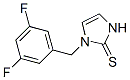 2,3-Dihydro-3-(3,5-difluorobenzyl)-1H-imidazole-2-thione