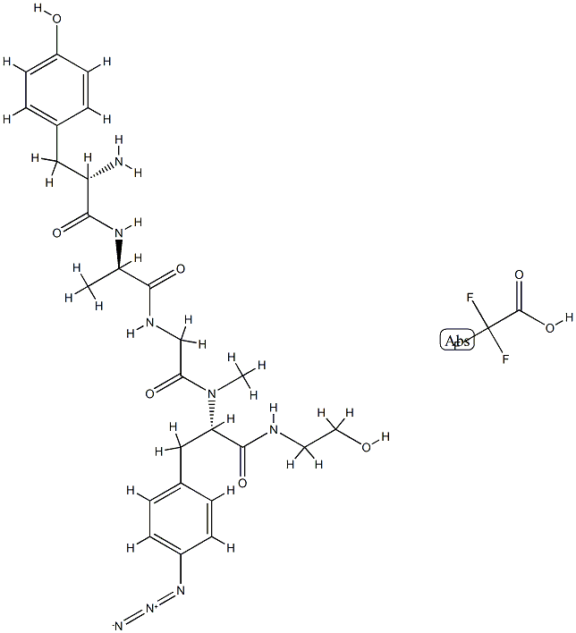 tyrosyl-alanyl-glycyl-(4-azidomethylphenylalanyl)-glycine-OH