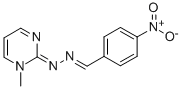 1-Methyl-2(1H)-pyrimidinone-p-nitrobenzaldehydeazine