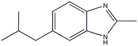 Benzimidazole, 5(or 6)-isobutyl-2-methyl- (7CI)