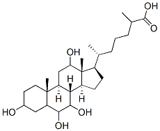 3,6,7,12-tetrahydroxycholestanoic acid