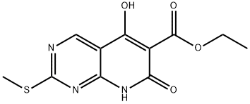 ethyl 5-hydroxy-2-(methylthio)-7-oxo-7,8-dihydropyrido[2,3-d]pyrimidine-6-carboxylate