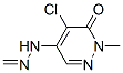 Formaldehyde,  (5-chloro-1,6-dihydro-1-methyl-6-oxo-4-pyridazinyl)hydrazone  (9CI)