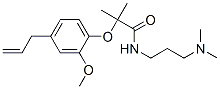 N-(3-dimethylaminopropyl)-2-(2-methoxy-4-prop-2-enyl-phenoxy)-2-methyl -propanamide