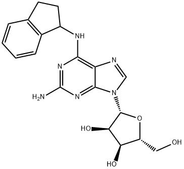 2-氨基-N-(2,3-二氢-1H-茚-1-基)腺苷