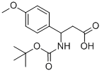 3-(Boc-氨基)-3-(4-甲氧基苯基)丙酸