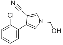 4-(2-CHLOROPHENYL)-1-(HYDROXYMETHYL)-1H-PYRROLE-3-CARBONITRILE