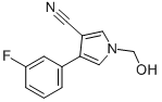 4-(3-FLUOROPHENYL)-1-(HYDROXYMETHYL)-1H-PYRROLE-3-CARBONITRILE