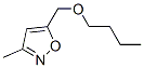 Isoxazole, 5-(butoxymethyl)-3-methyl- (9CI)