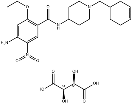 4-氨基-N-[1-(3-环己烯-1-基甲基)-4-哌啶基]-2-乙氧基-5-硝基苯甲酰胺酒石酸盐