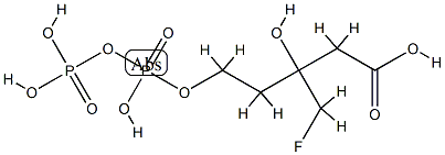 6-fluoromevalonate-5-pyrophosphate