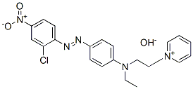 1-[2-[[4-[(2-chloro-4-nitrophenyl)azo]phenyl]ethylamino]ethyl]pyridinium hydroxide