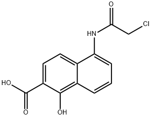 5-Chloroacetylamino-1-hydroxy-2-naphthoic acid