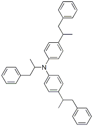 alpha-methyl-N,N-bis[4-(1-methyl-2-phenylethyl)phenyl]phenethylamine