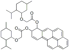 Acetic acid, ((5-methyl-2-(1-methylethyl)cyclohexyl)oxy)-, 7,8-dihydro benzo(a)pyrene-7,8-diyl ester, (1R-(1alpha(7R*,8R*(1R*,2S*,5R*)),2beta ,5alpha))-