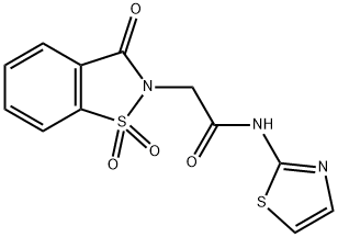 2-(1,1-dioxido-3-oxo-1,2-benzothiazol-2(3H)-yl)-N-(1,3-thiazol-2-yl)acetamide