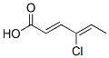 4-chlorohexa-2,4-dienoic acid