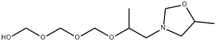 (((1-Methyl-2-(5-methyl-3-oxazolidinyl)ethoxy)methoxy)methoxy)methanol