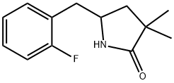 5-((2-Fluorophenyl)methyl)-3,3-dimethyl-2-pyrrolidinone