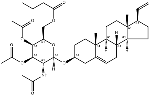 Pregna-5,20-dien-3β-yl 2-(acetylamino)-2-deoxy-β-D-galactopyranoside 3,4-diacetate 6-butanoate