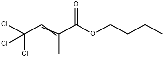 Butyl 4,4,4-trichloro-2-methyl but-2-enoate