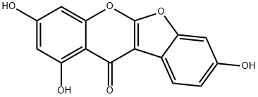 1,3,8-Trihydroxy-11H-benzofuro[2,3-b][1]benzopyran-11-one